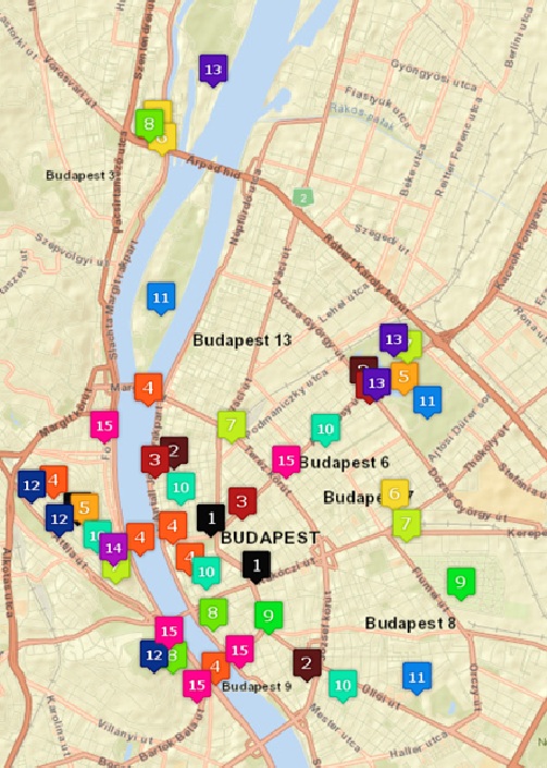 Budapest map