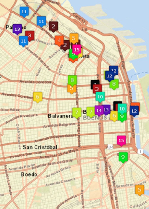 Buenos Aires map