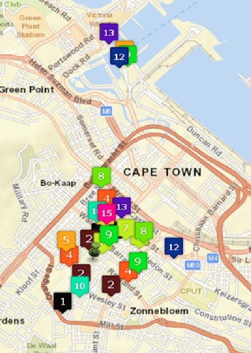 Cape Town map