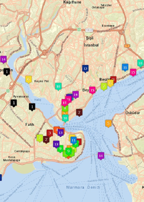Istanbul map