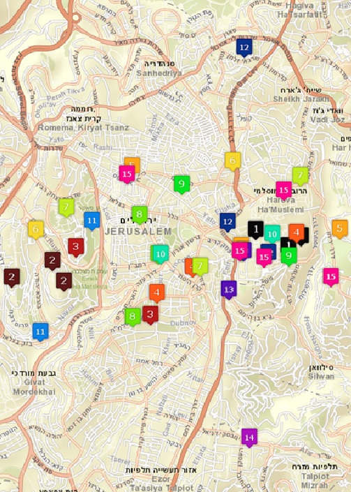Jerusalem map
