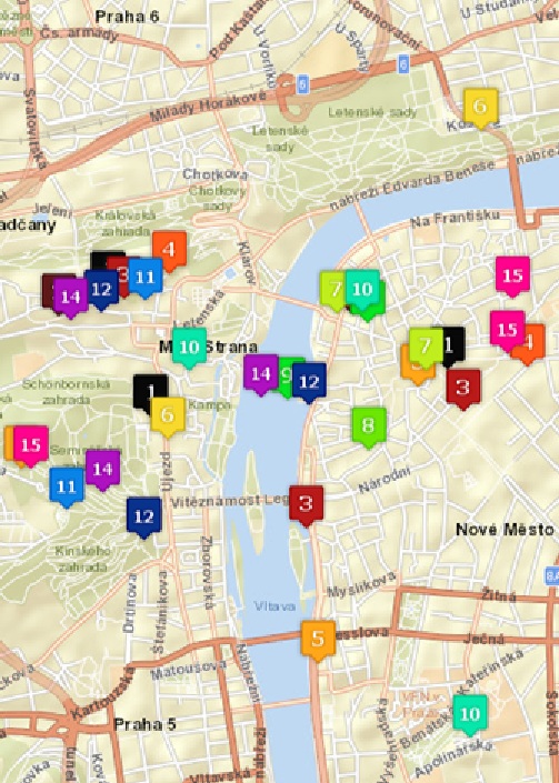 Prague map