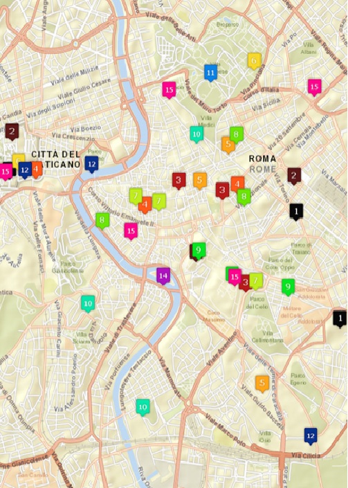 Rome map