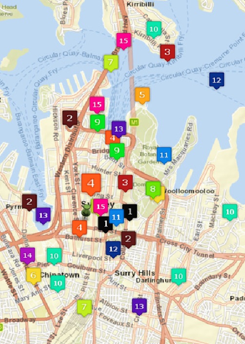 Sydney map